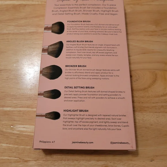 Jazmine Beauty Brush Set Duo - Picture 6 of 6